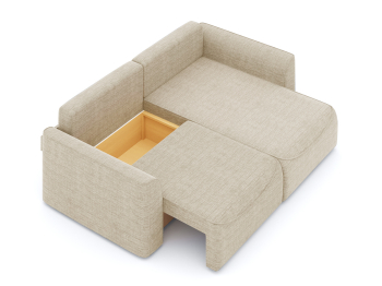 Диван-кровать угловой Рафаэль еврокнижка НПБ, рогожка Люкс