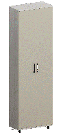 Шкафы двухстворчатые, Модульная система Грейс Шкаф ШК-5034  Снежный Ясень