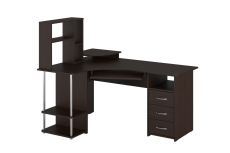 Угловые компьютерные столы, Стол компьютерный С-237 с полкой СЕ-237