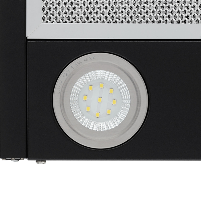 Вытяжки, Вытяжка кухонная KRONA DOMENIKA 600 BLACK/INOX S