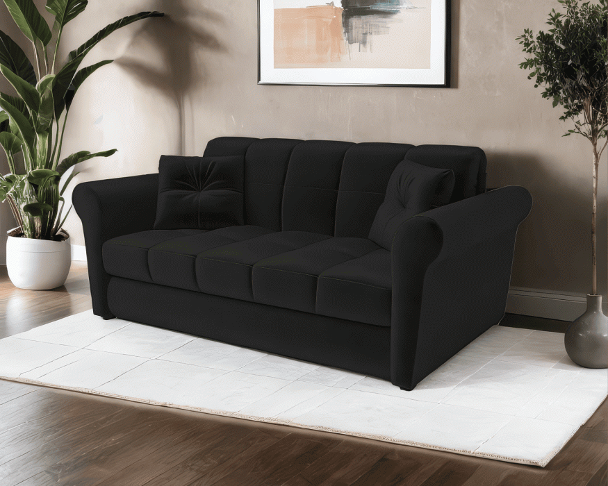 Диваны кровати со спальным местом, Диван аккордеон Гранд ППУ 180х200 Велюр