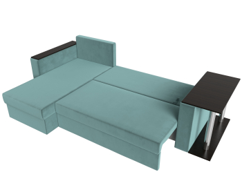 Угловой диван Атланта левый угол, велюр