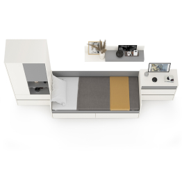 Мебель молодёжная с кроватью с ящиками Торонто № 19