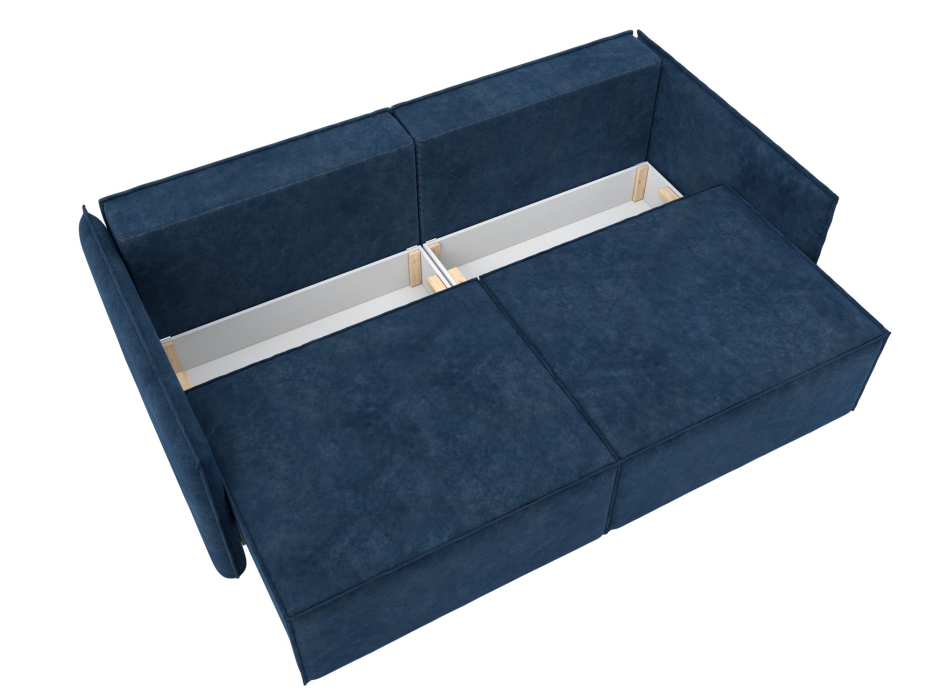 Диваны с ящиком для белья, Диван прямой Либерти, велюр BRUT