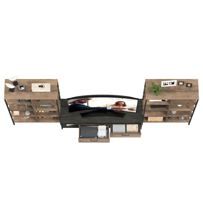 Стенки для гостиной, Два стеллажа 13.151.02 в гостиную Трувор и ТВ-тумба