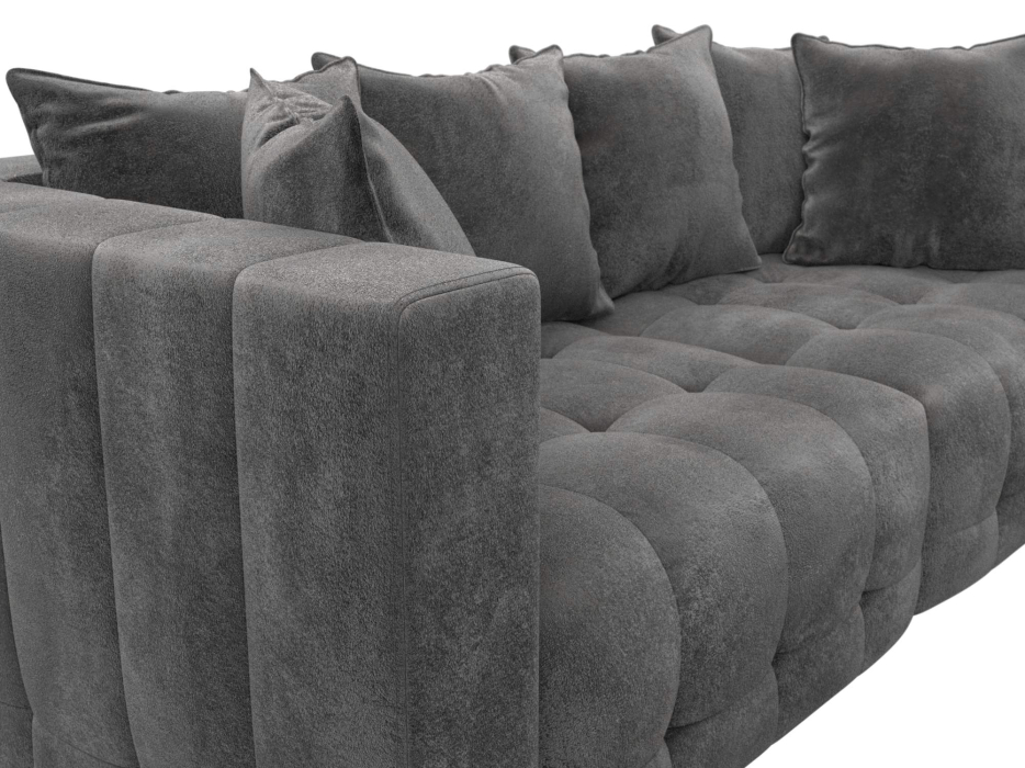 Дизайнерские диваны для гостиной, Диван прямой Лига-052 НПБ, велюр TOWER