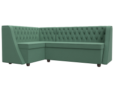 Кухонные уголки, Диван кухонный угловой Лофт левый угол, рогожка Амур