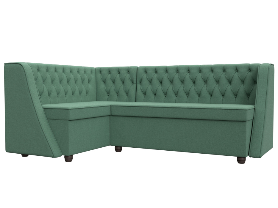 Кухонные уголки, Диван кухонный угловой Лофт левый угол, рогожка Амур