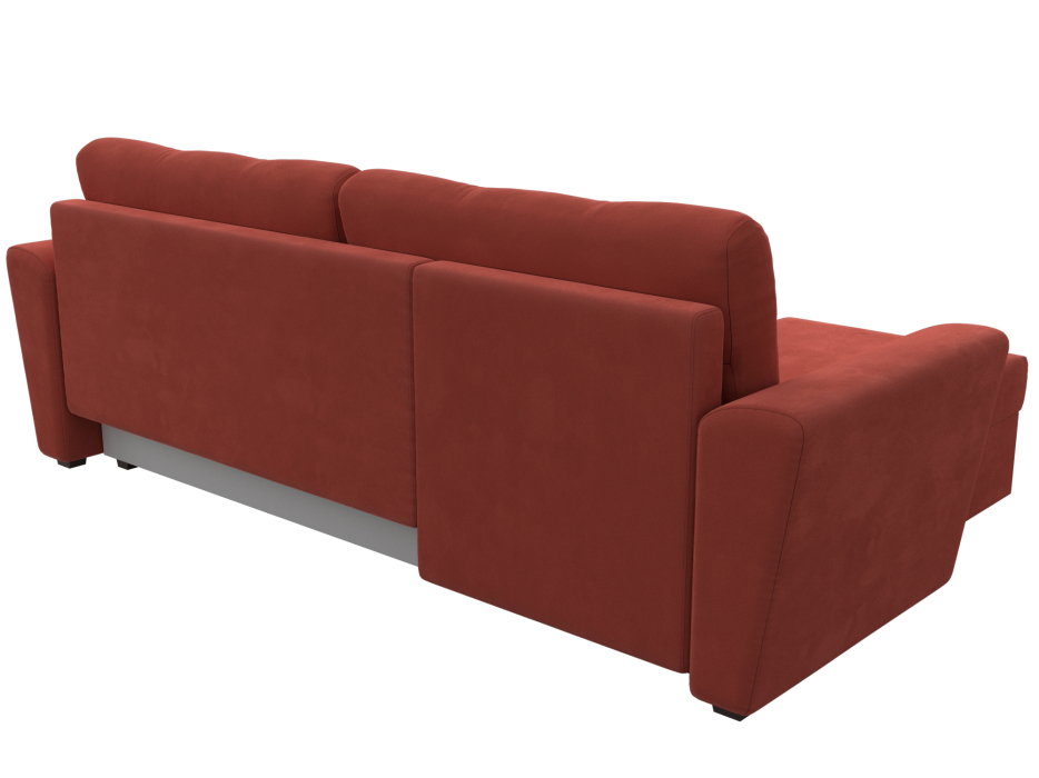 Диваны угловые в гостиную, Угловой диван Амстердам Лайт левый угол, микровельвет