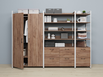 Гардеробная Urban Лофт 01 Белый