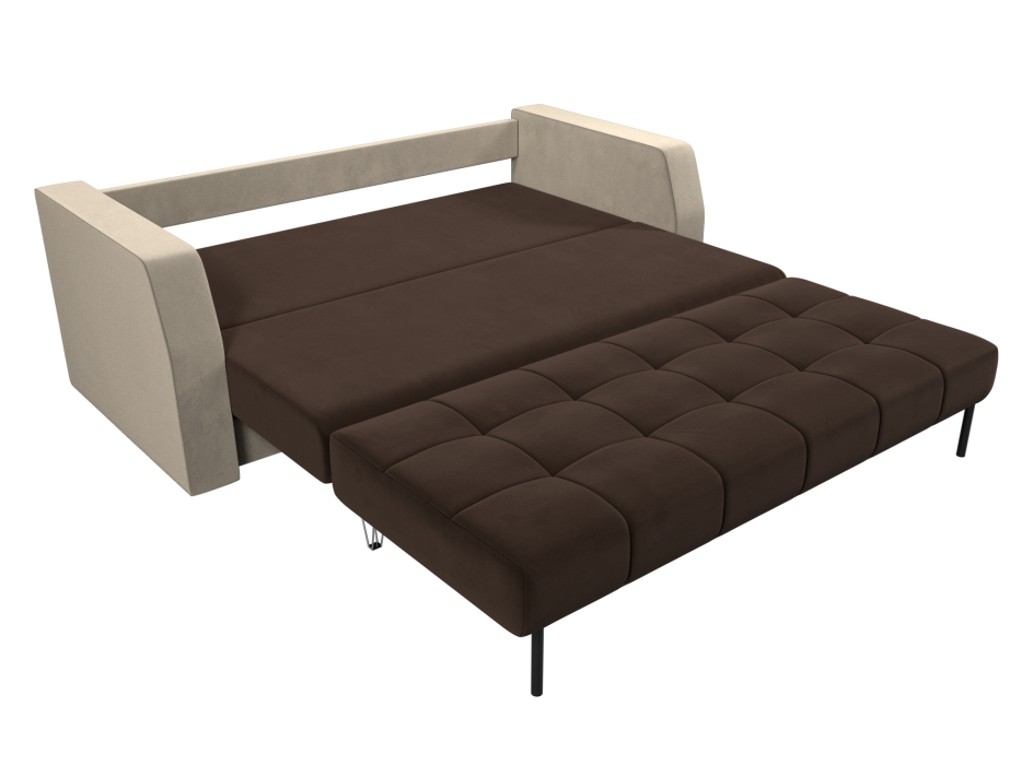 Диваны кровати со спальным местом, Диван прямой Малютка, микровельвет