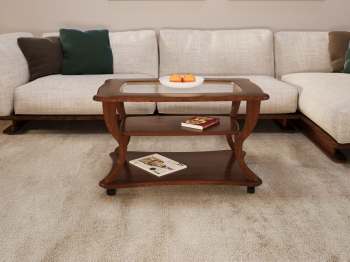 Стол журнальный Маэстро СЖС-02 со стеклом