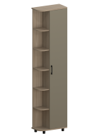 Шкафы одностворчатые, Модульная система Грейс Шкаф ШК-5025  Ясень Асахи