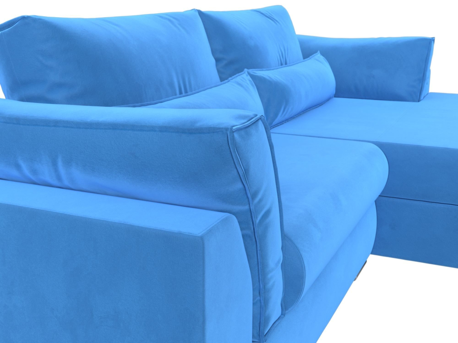 Диваны угловые в гостиную, Угловой диван Пекин угол правый, велюр