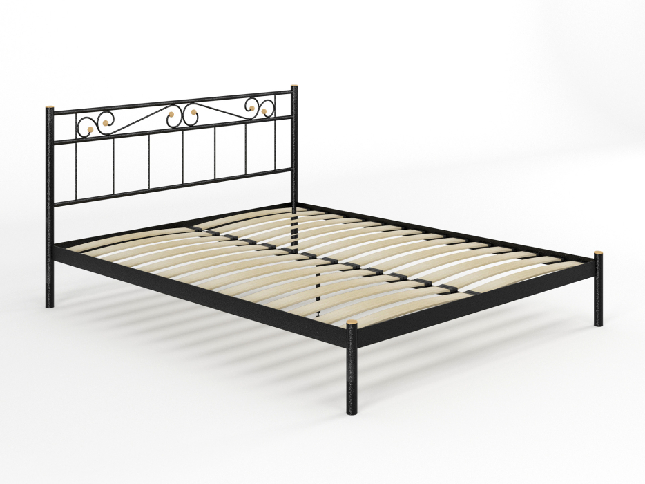 Кровати 140х200, Кровать Эсмеральда 140х200 ортопедическое основание 