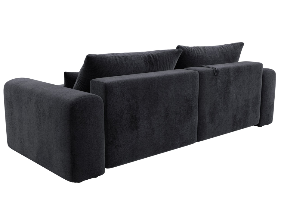 Диваны угловые в гостиную, Диван угловой Лига-056 НПБ угол универсальный, велюр TOWER