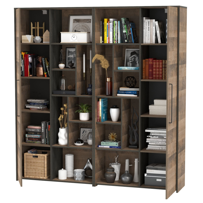 Стенки для гостиной, Два шкафа-стеллажа для гостиной Трувор