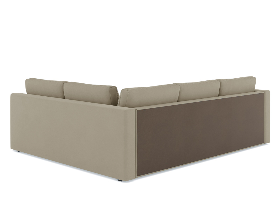 Диваны угловые в гостиную, Диван-кровать угловой Мансберг дельфин, велюр