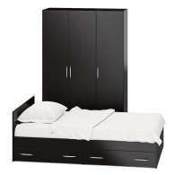 Спальные гарнитуры, Спальный гарнитур № 1 Стандарт с кроватью 1200 с ящиками