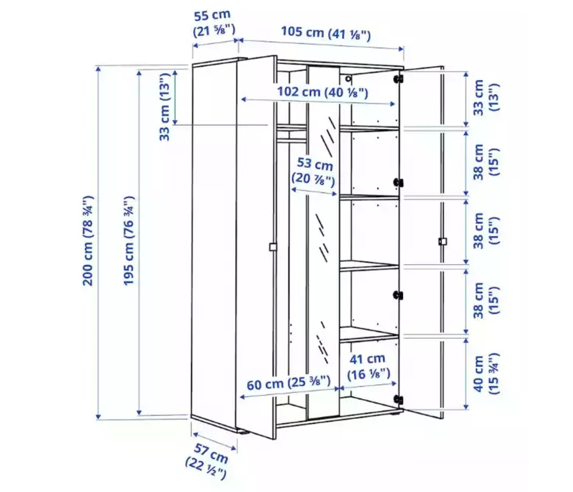 Стенки для гостиной, Стенка Вихалс-4 Икеа (IKEA)