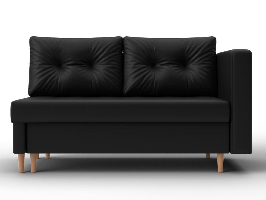 Маленькие спальные диваны, Кушетка Лига-098, экокожа 