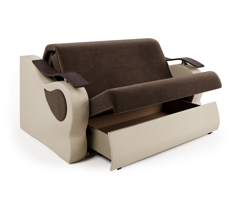 Диваны с ящиком для белья, Диван кровать Меркурий 100, велюр