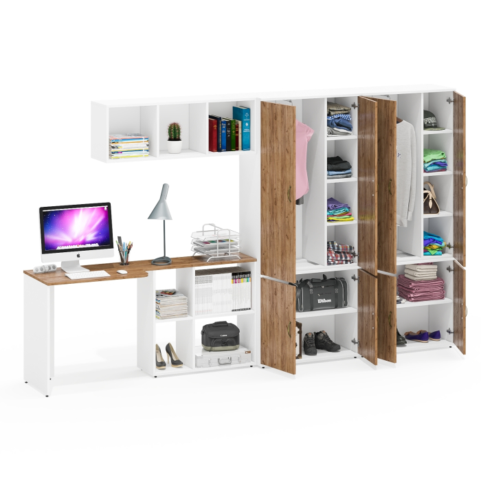 Домашние кабинеты, Модульная мебель для детской комнаты Лидер-8 № 53