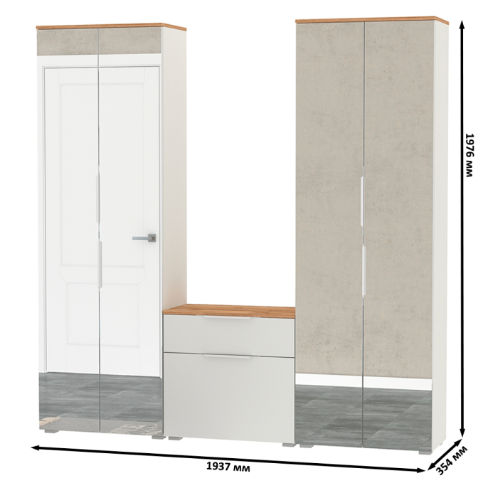 Прихожие, Мебель в прихожую Октава № 24