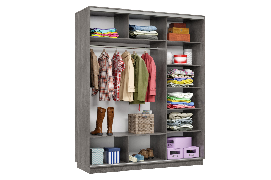 Шкафы-купе 3-х дверные, Шкаф-купе Премьер Лайт 22 (08;08;08) трехдверный