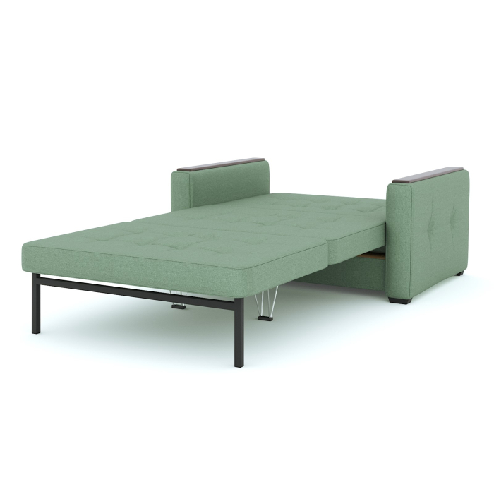 Диваны с ящиком для белья, Диван- кровать Этро Вуд, рогожка, 130