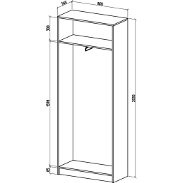 Шкаф Бостон-6