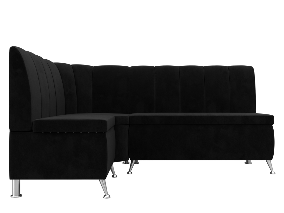 Диваны угловые кухонные, Диван кухонный прямой Кантри левый угол, велюр