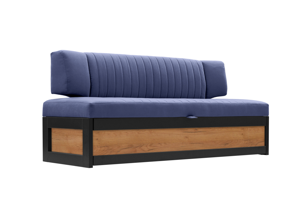 Диваны прямые кухонные, Прямой кухонный диван Парус 188 Дуб крафт золотой