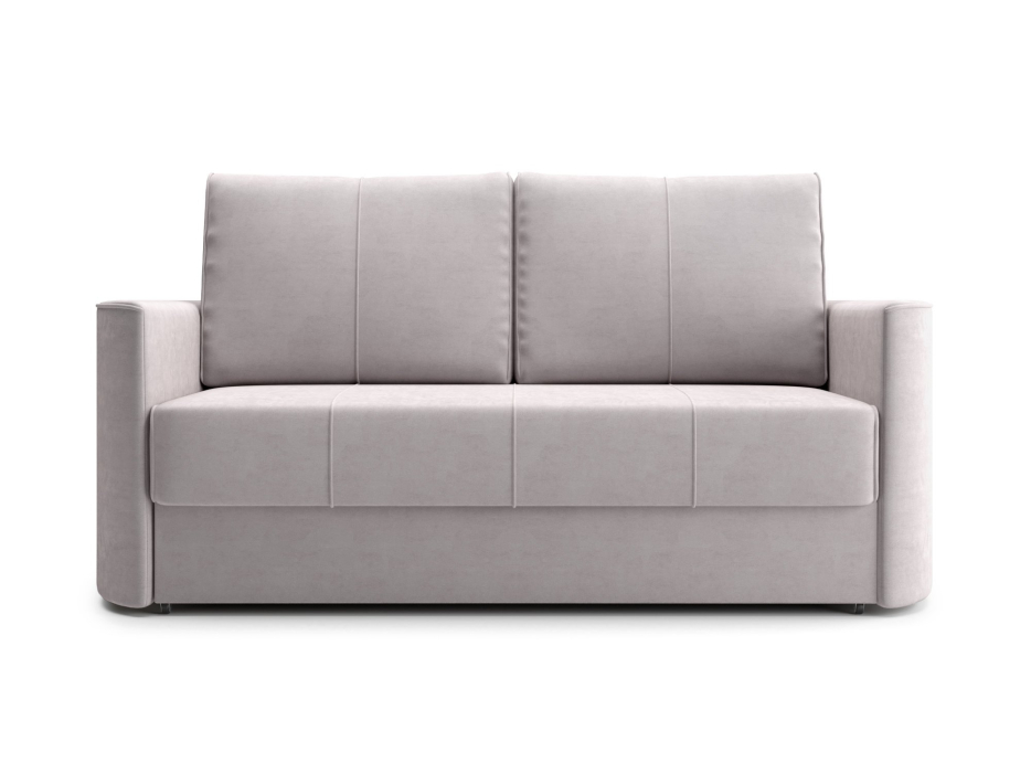 Диваны еврокнижки, Диван прямой Амми двухместный, Трехсекционная еврокнижка, велюр