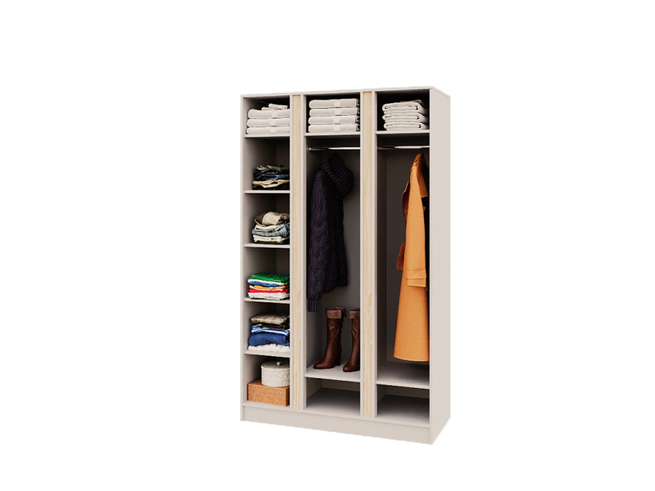 Шкафы распашные, Шкаф распашной Монс 3, 140x230x55