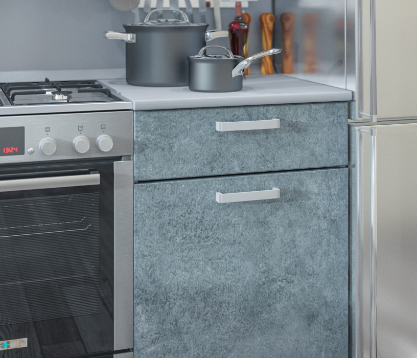 Кухонные гарнитуры, Кухонный гарнитур Регина 1,8м (Лофт) Бетон