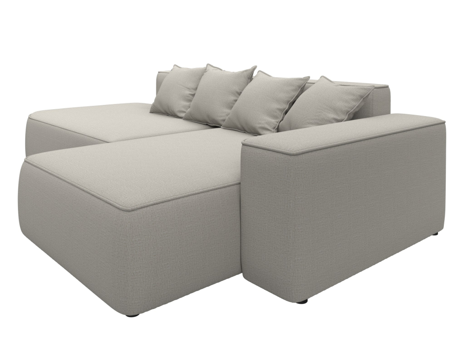 Диваны угловые в гостиную, Диван угловой Лига-065 угол правый, рогожка Амур