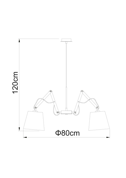 Люстра подвесная, Люстра подвесная PINOCCHIO 80см