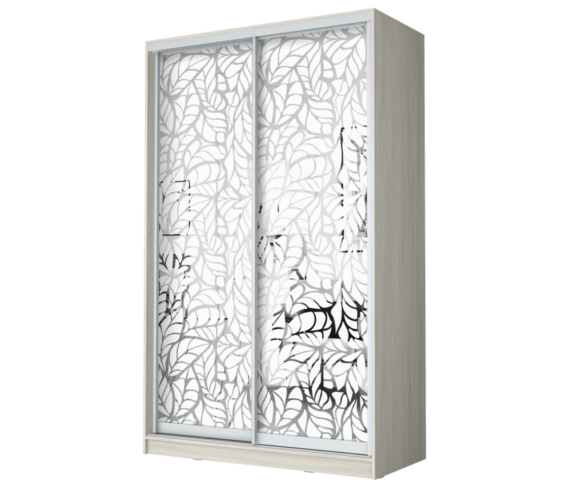 Шкафы-купе, Шкаф купе 2х дверный Белый шагрень 220*170*60