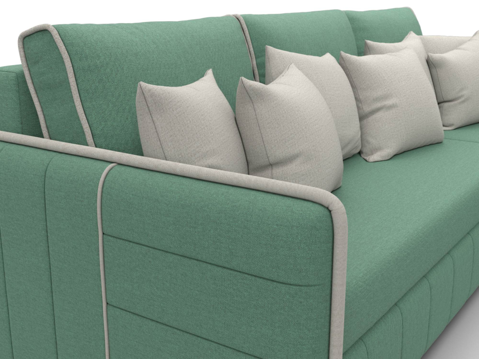 Диваны угловые в гостиную, Диван угловой Лига-078 угол универсальный, рогожка Амур