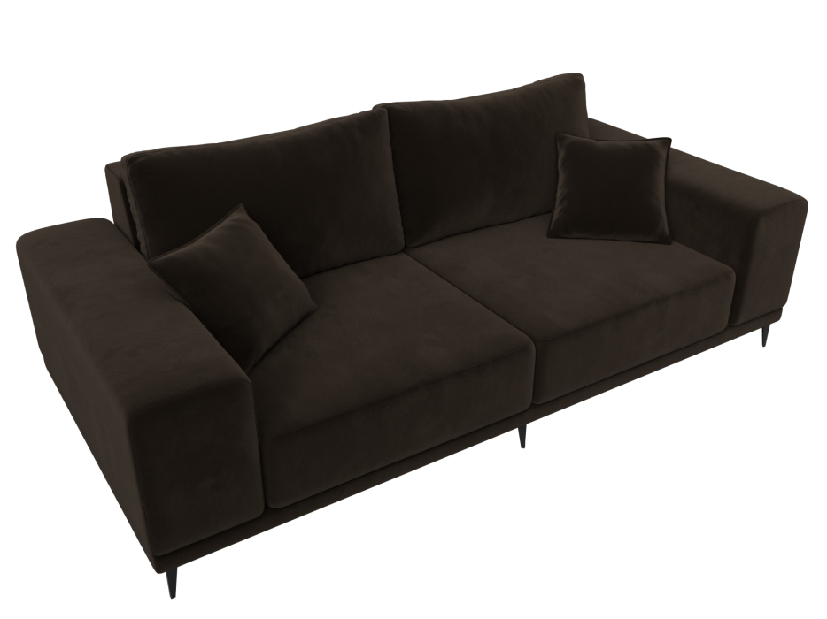 Диваны кровати со спальным местом, Прямой диван Льюес, микровельвет