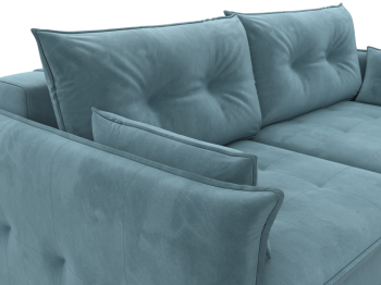 Диван прямой Лига-100 НПБ, велюр SEVEN