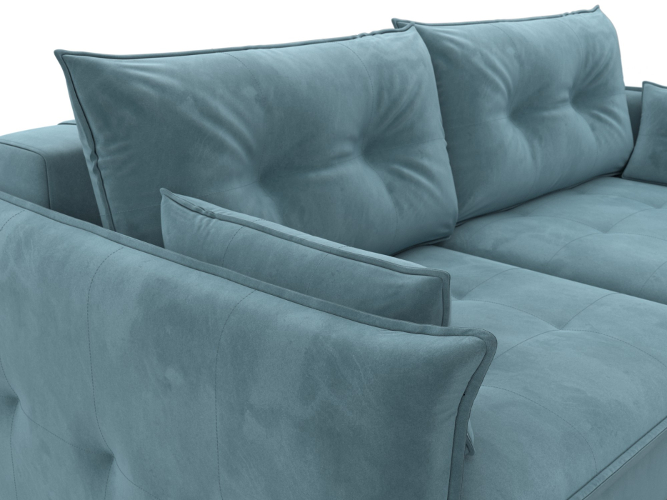 Диваны еврокнижки, Диван прямой Лига-100 НПБ, велюр SEVEN