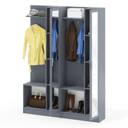 Прихожая РВК Камелия-8 с зеркалом комплект из двух штук