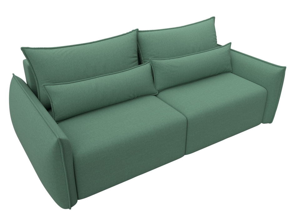 Диваны еврокнижки, Диван прямой Лига-051 НПБ, рогожка Амур