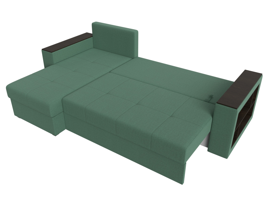 Диваны угловые в гостиную, Диван угловой Дубай Лайт угол универсальный, рогожка Амур