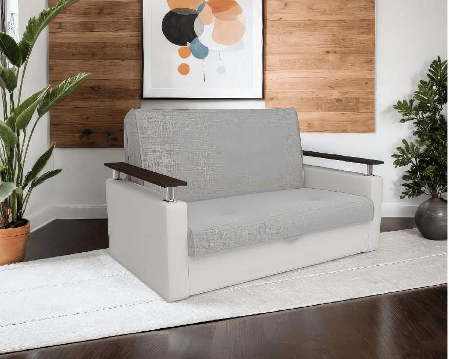 Диваны кровати со спальным местом, Диван прямой аккордеон Шарк 140 см 