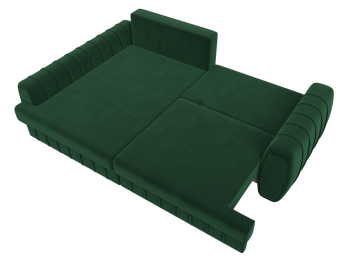 Диван угловой Лига-057 НПБ угол левый, велюр SEVEN