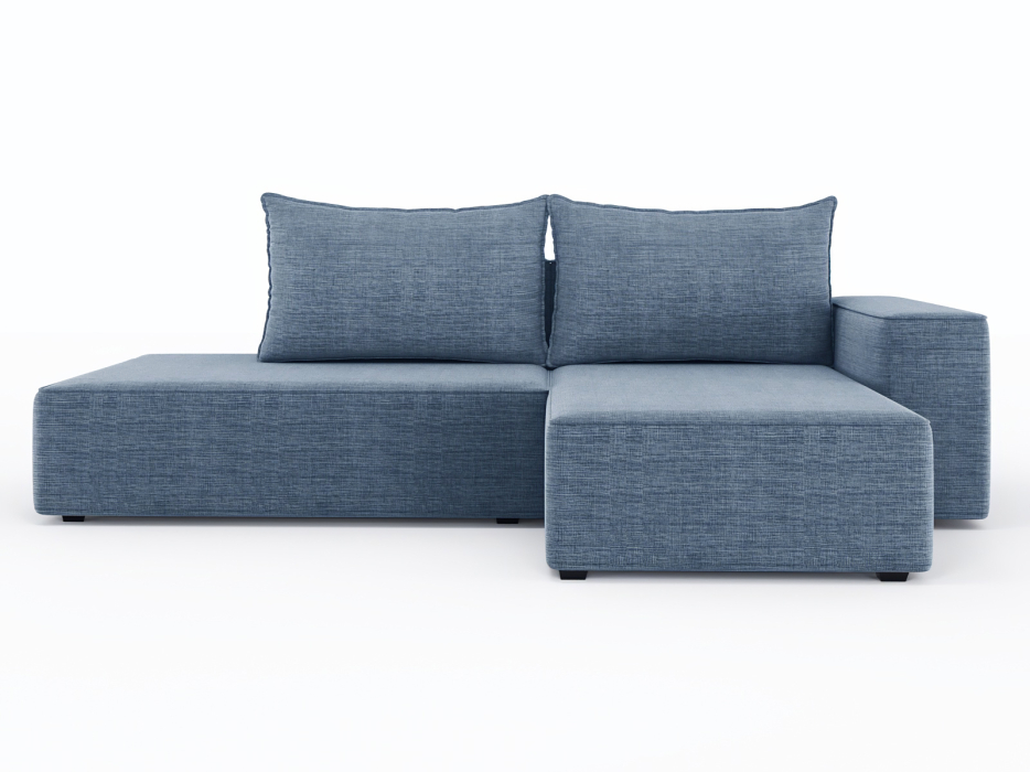 Диваны угловые в гостиную, Диван-кровать угловой Кензо еврокнижка, рогожка Люкс