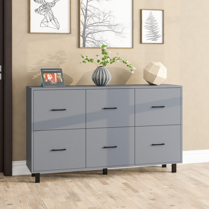 ТВ-тумбы, Комод шесть выдвижных ящиков РВК 127-1504